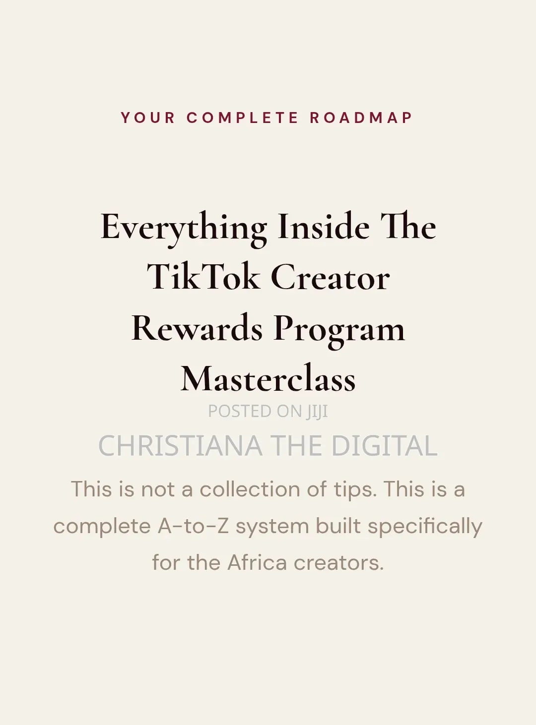 Tiktok Monetization Blueprint