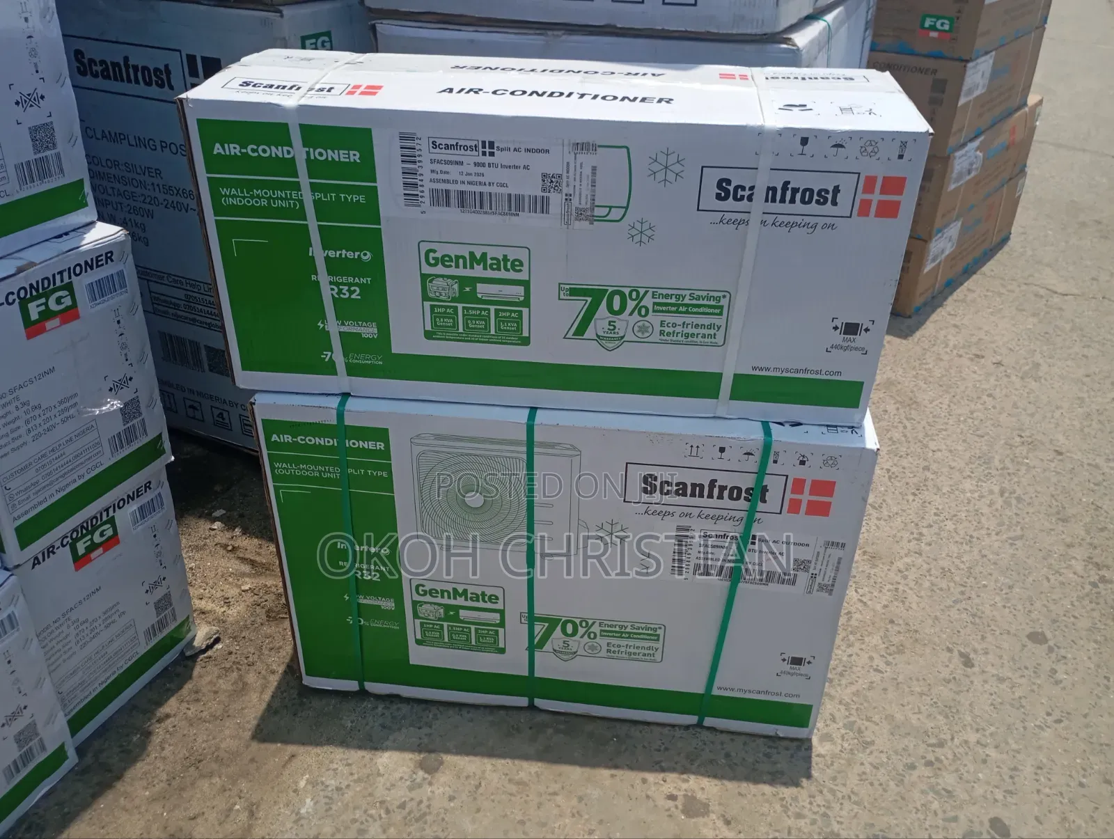 Scanfrost 1.5hp Inverter Air Condition