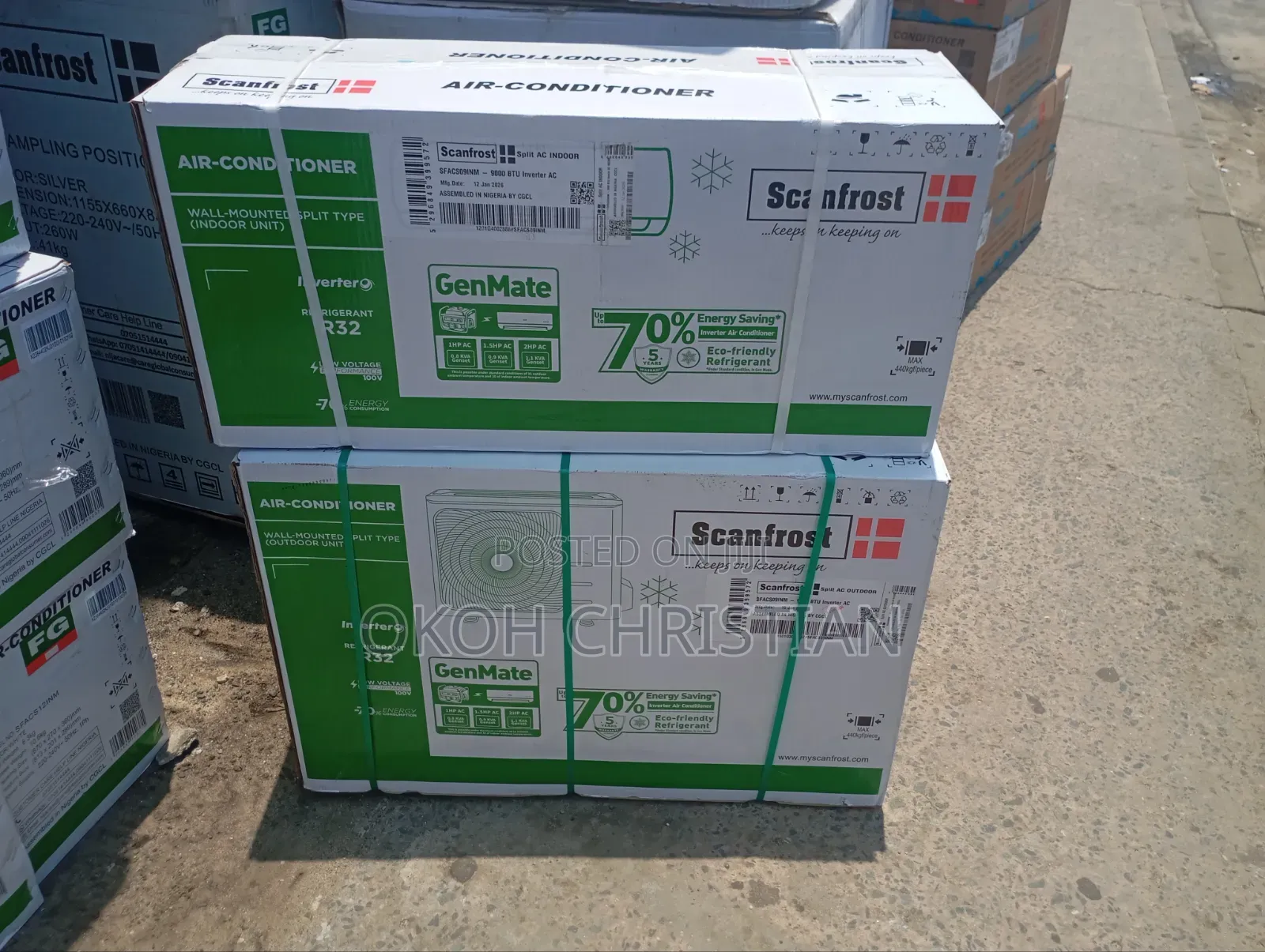 Scanfrost 1.5hp Inverter Air Condition