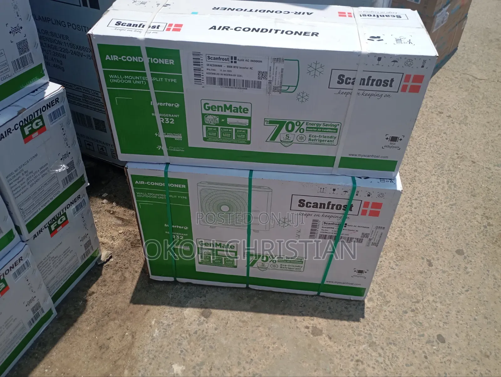 Scanfrost 1.5hp Inverter Air Condition