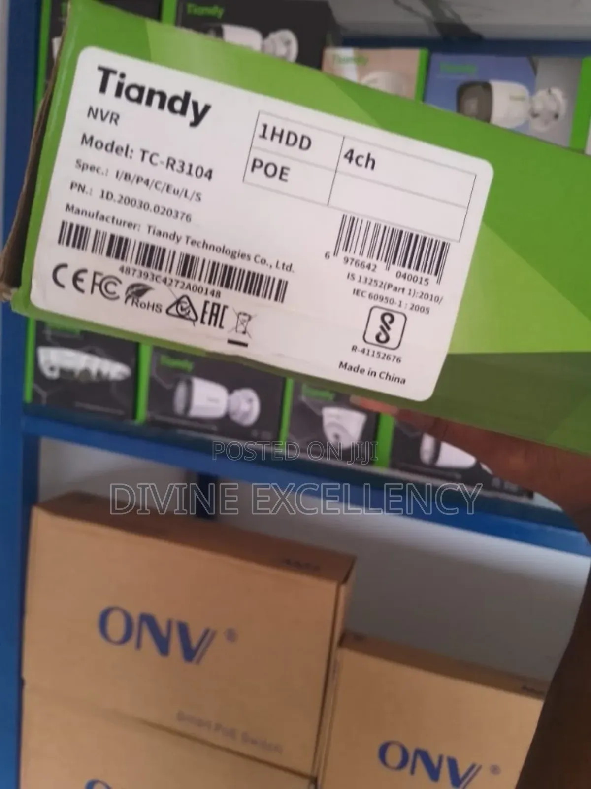 Tiandy 4 Channel NVR