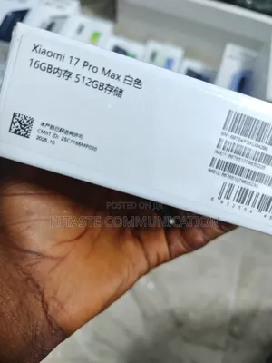New Xiaomi 17 Pro Max 512 GB Black