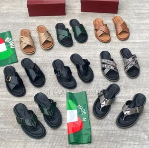 Original Luxury Men's Slippers Canali Best Quality Well Banded Package