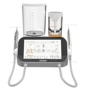 Coxo Pt Master Dental Scaler and Air Flow Polisher + Mobile Cart
