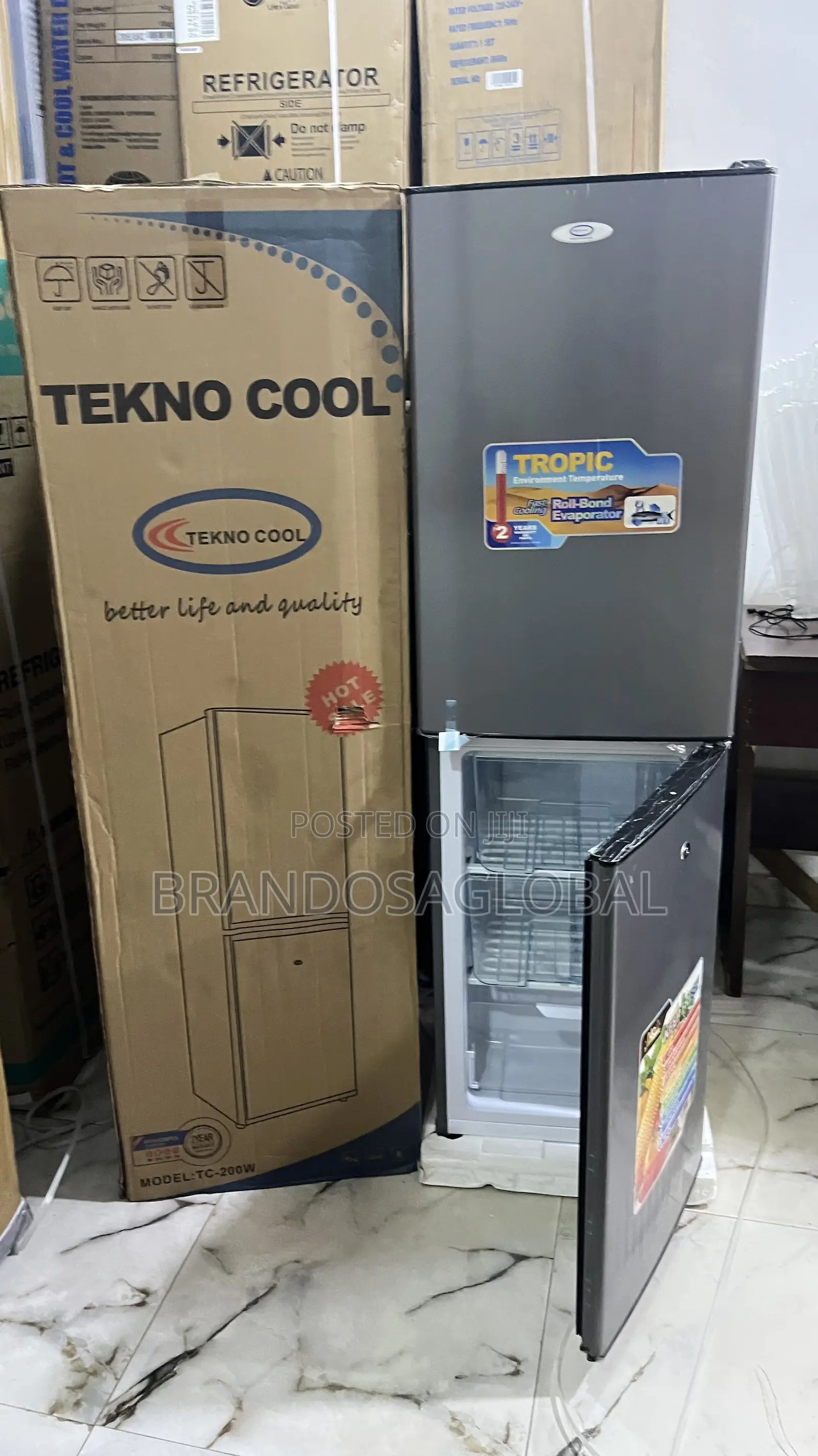 Teknocool 200litres Refrigerator(Tc-200w–Efficient Coolingsystemfridge