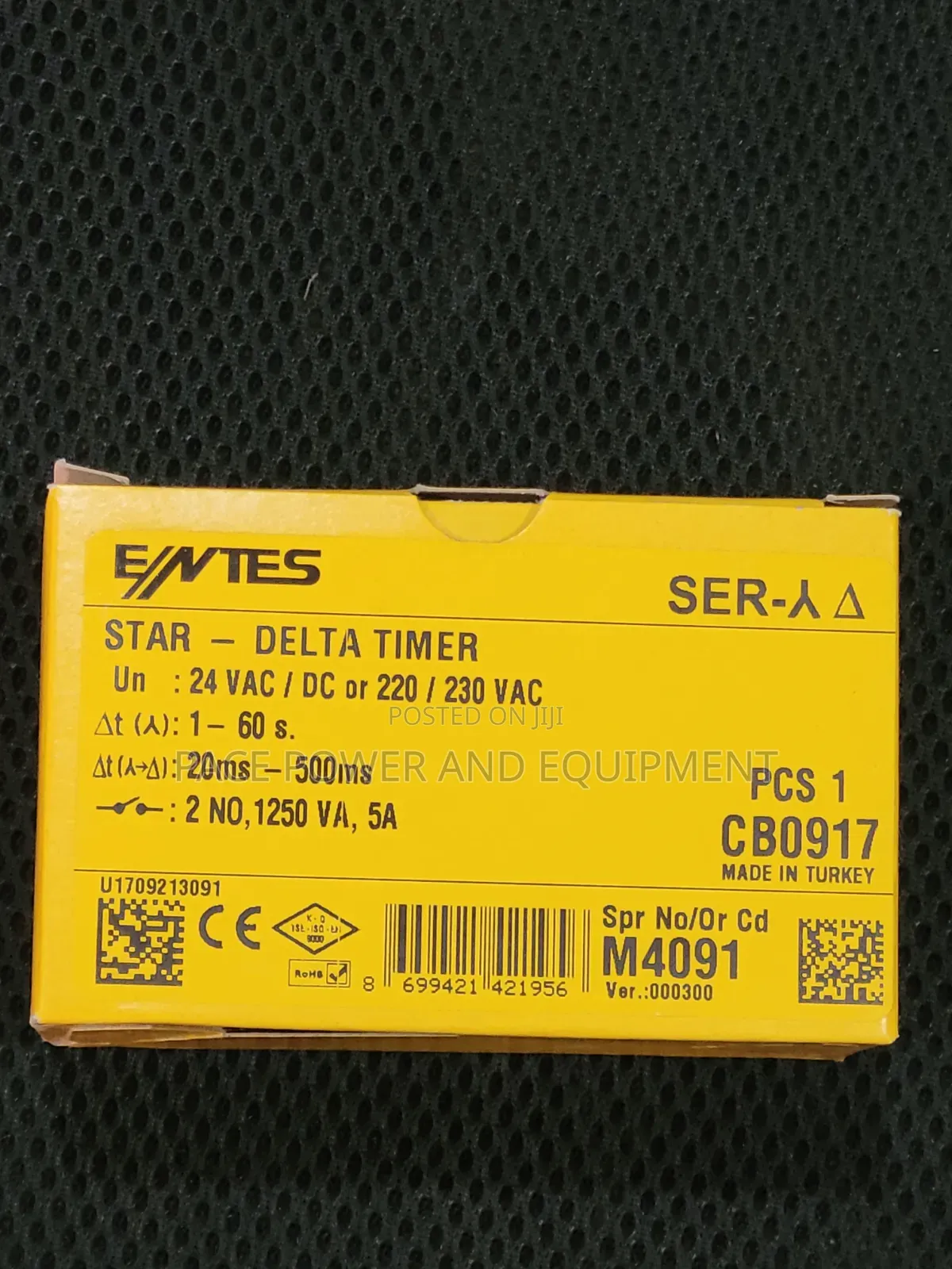 Entes Star Delta Timer [Ser-Yu] for sale - PACE POWER AND EQUIPMENT ...