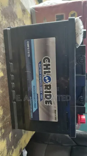 Original Chloride 75ah Battery, Model: Cmf57575, Made in India.