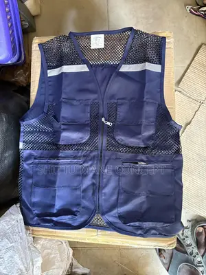 Safety Camera Man Jacket With Reflector