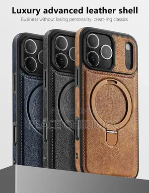 Magnetic for iPhone 17 Pro Max Leather Case,I