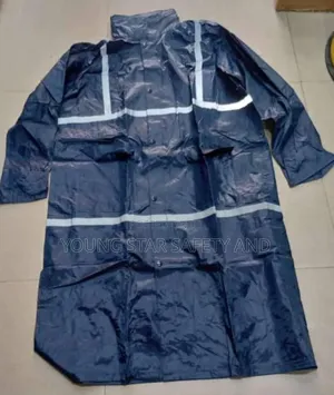 Rain Caot Gown With Reflective
