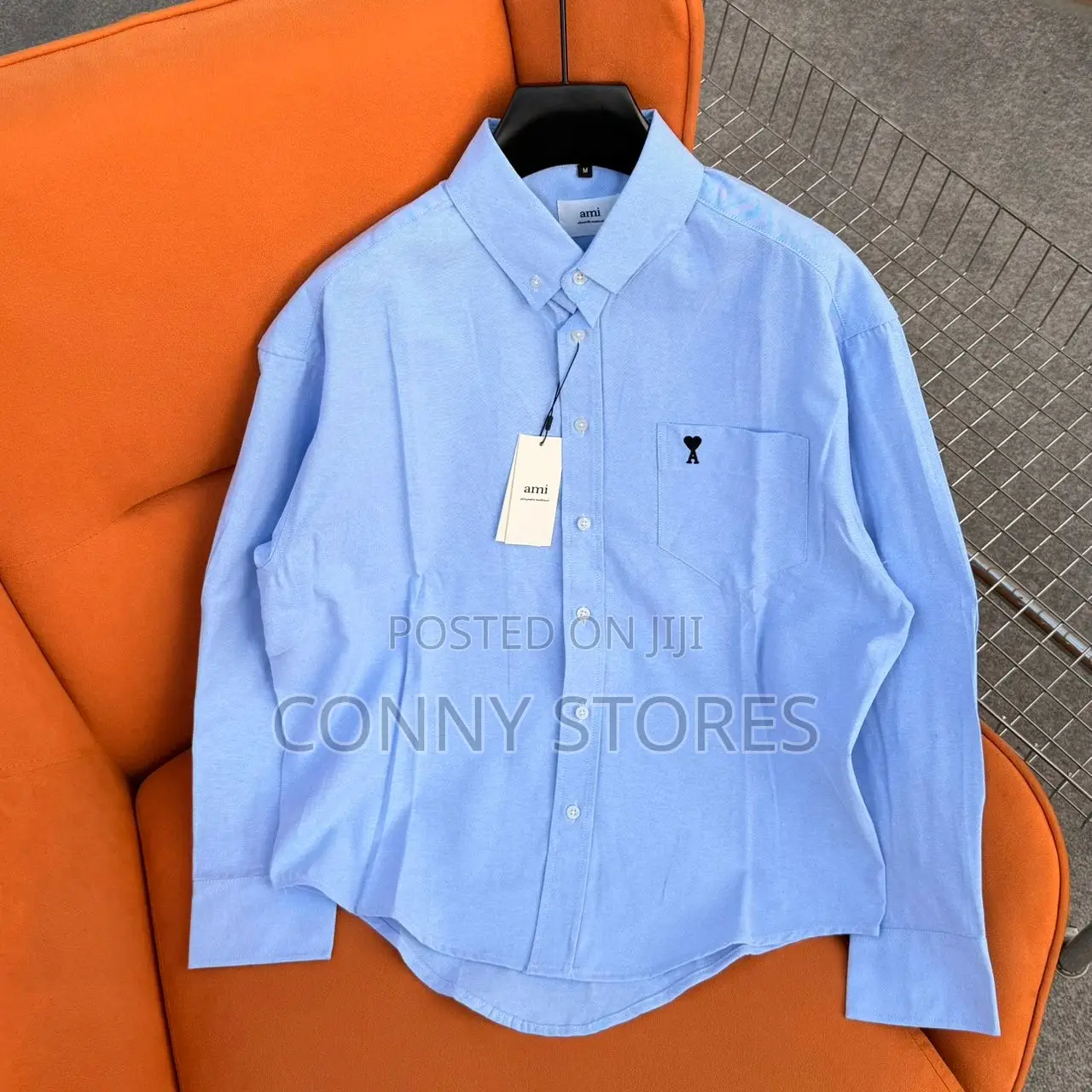 Ami Paris Ami De Coeur Button Down Shirt