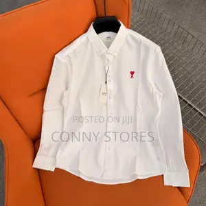 Ami Paris Ami De Coeur Button Down Shirt