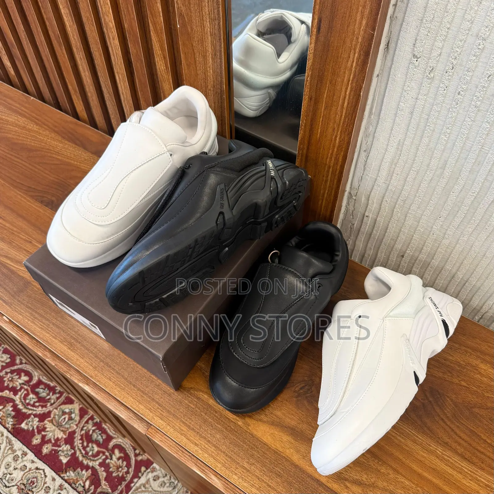 Raf Simons Antei Leather Sneakers