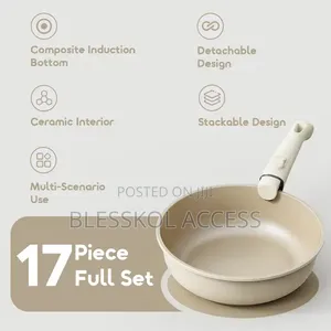 Oraimo Pureharvest Set Versatile Convenient Ceramic Cookware Set(17pcs