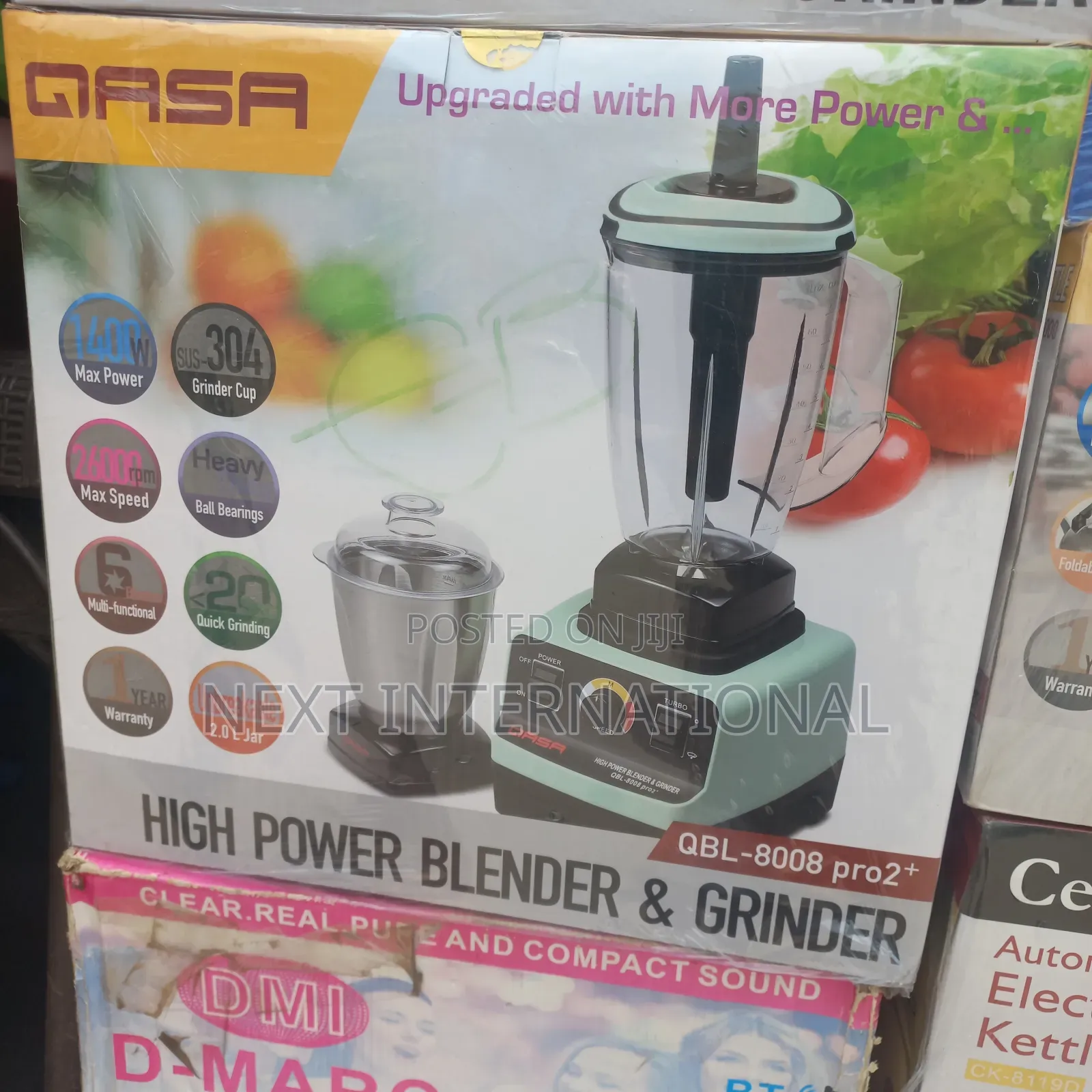 Qasa High Power Blender/ Grinder (Qbl-8008pro2)