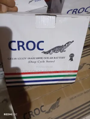 Croc 18ah 12v Gel Battery