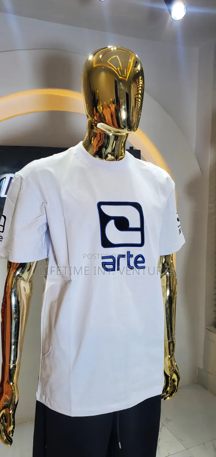 White Round Neck