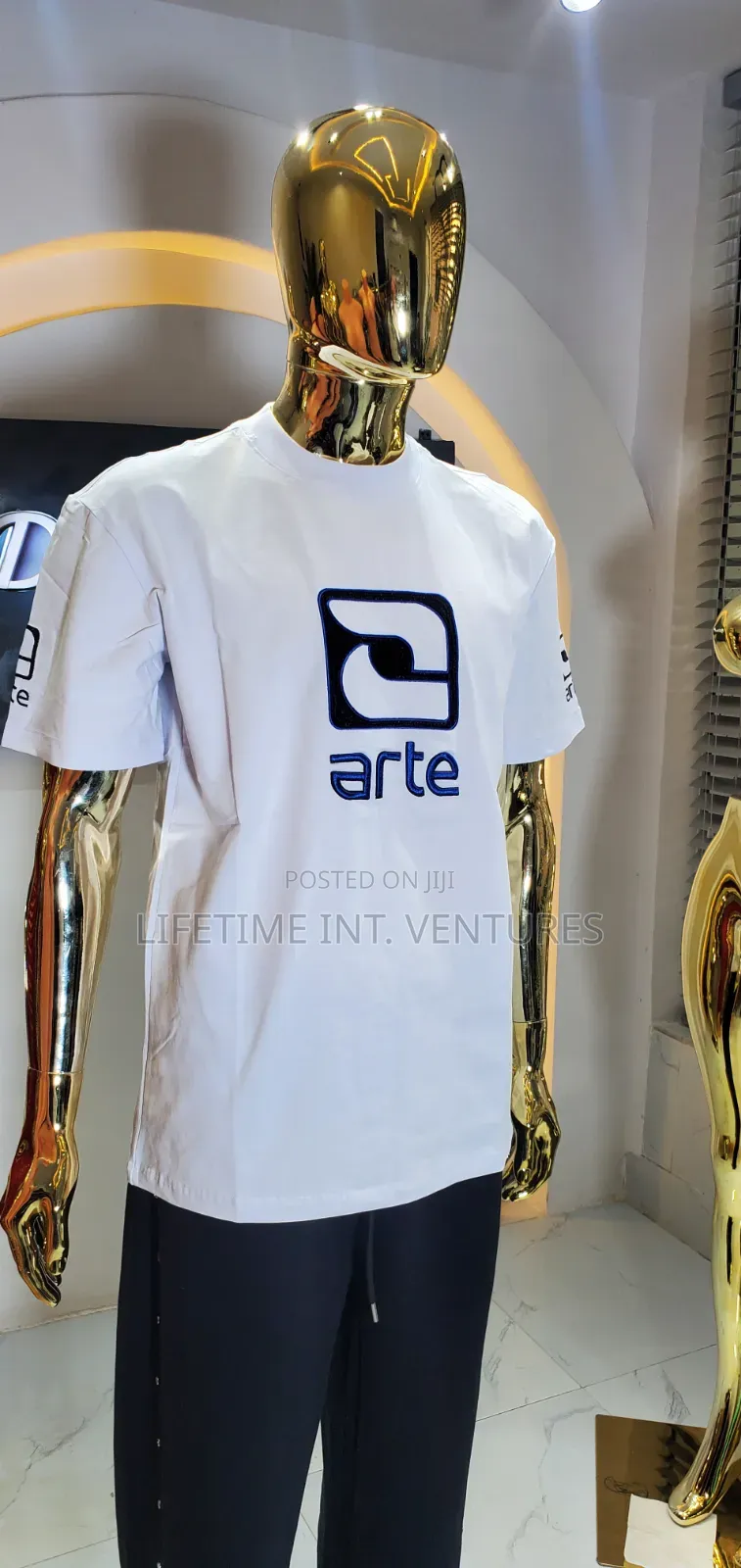 White Round Neck