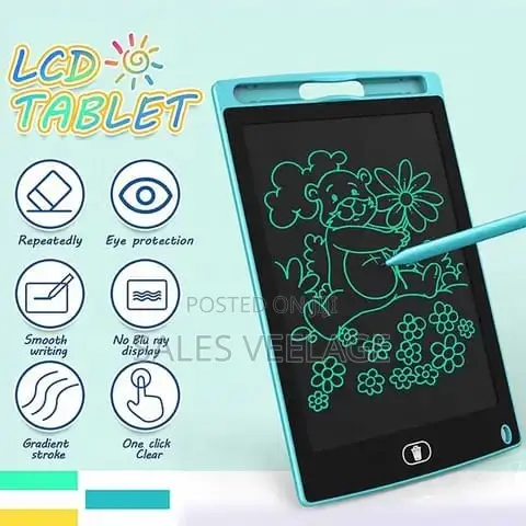 Flash Card Reader + LCD Writing/Drawing Tablet