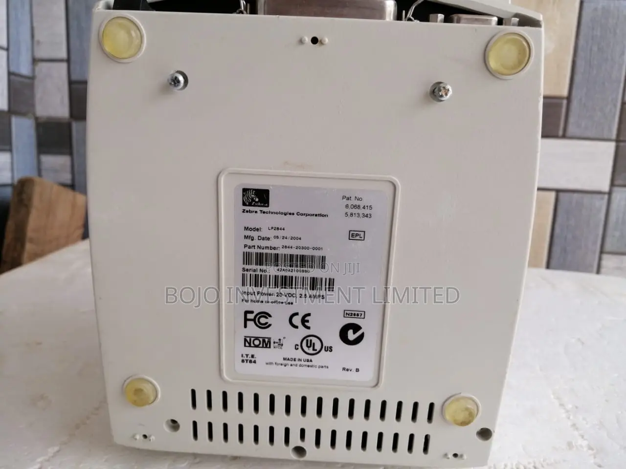 Zebra Lp 2844 Direct Thermal Barcode Label Printer USB Network 203 Dpi