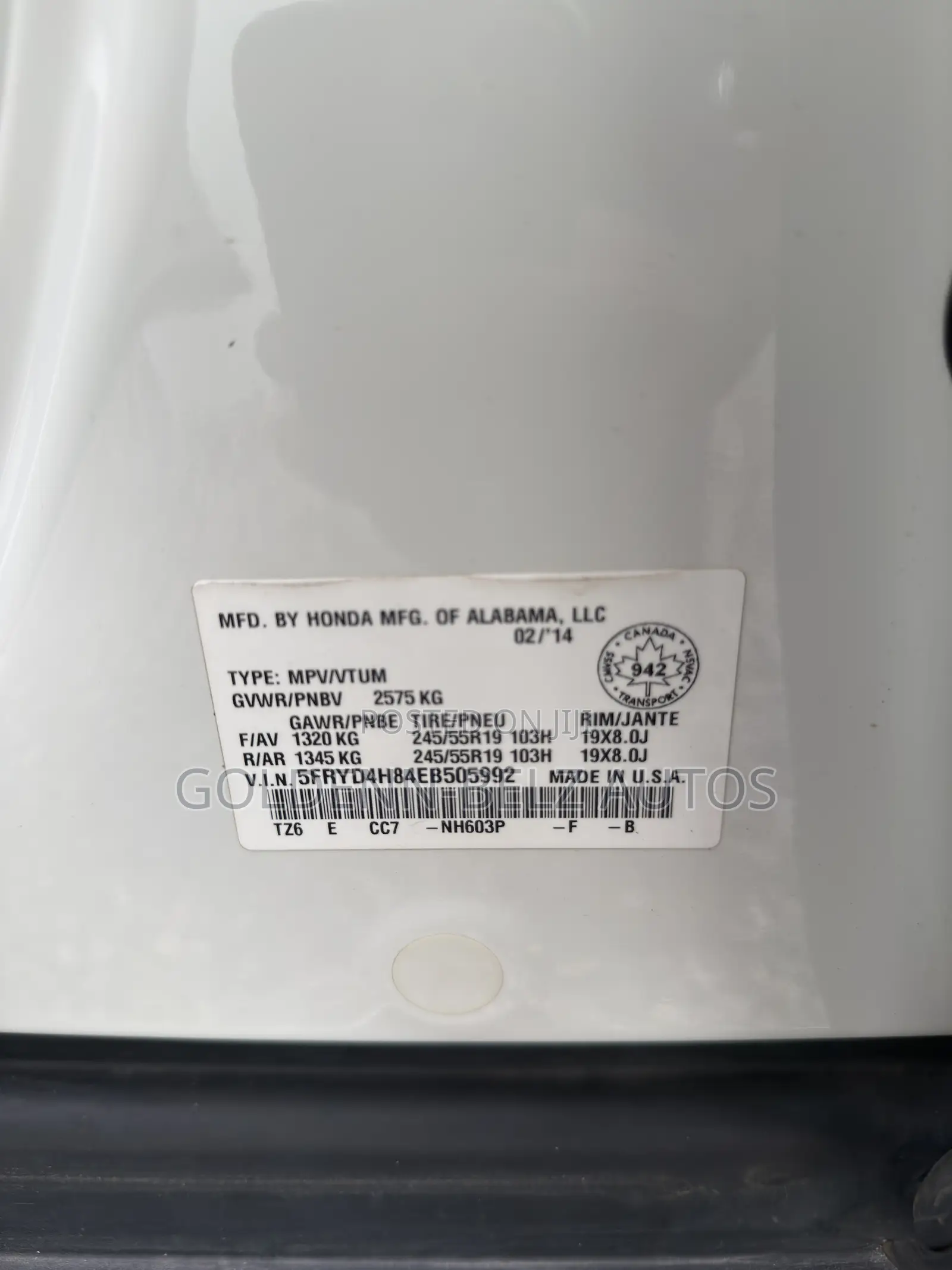 Acura MDX 2014 White
