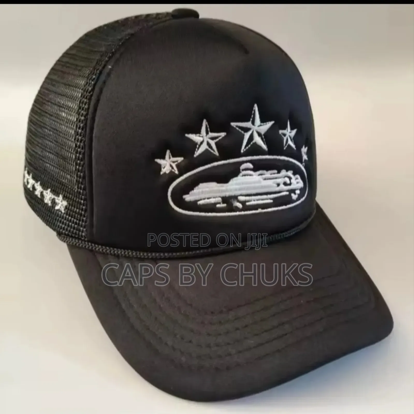 Black Snapback Cap