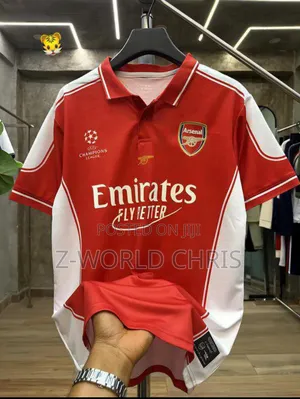 Original Quality Arsenal Uefa Champion's League Pre-Match Jersey