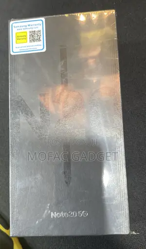New Samsung Galaxy Note 20 5G 256 GB