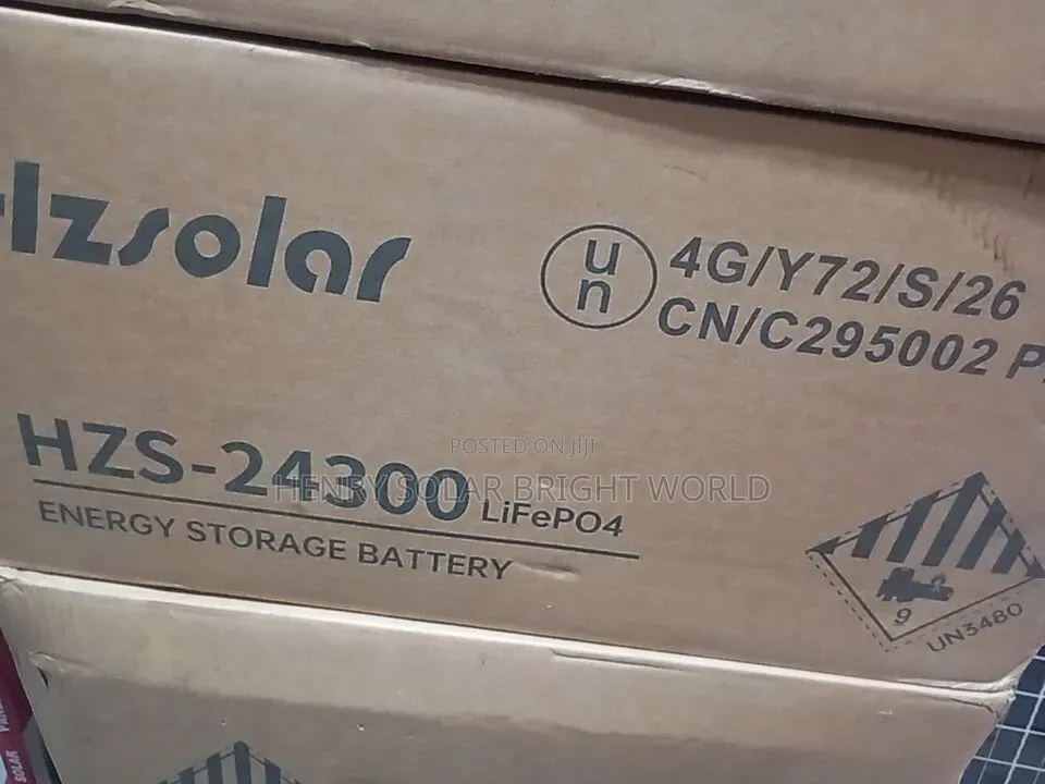 Hzolar 7.7kwh 24v Lithium Battery