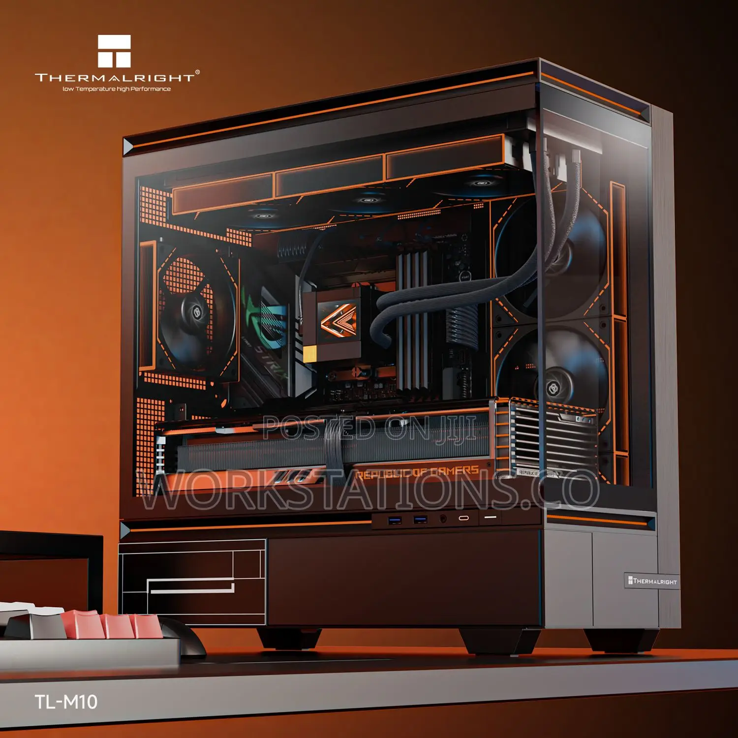 Thermalright Tl-M10 Matx Case (With 4 Preinstalled Fans)