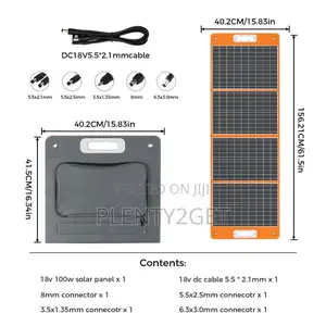 Flashfish Tsp100w Solar Panel Monocrystalline Silicon Foldable