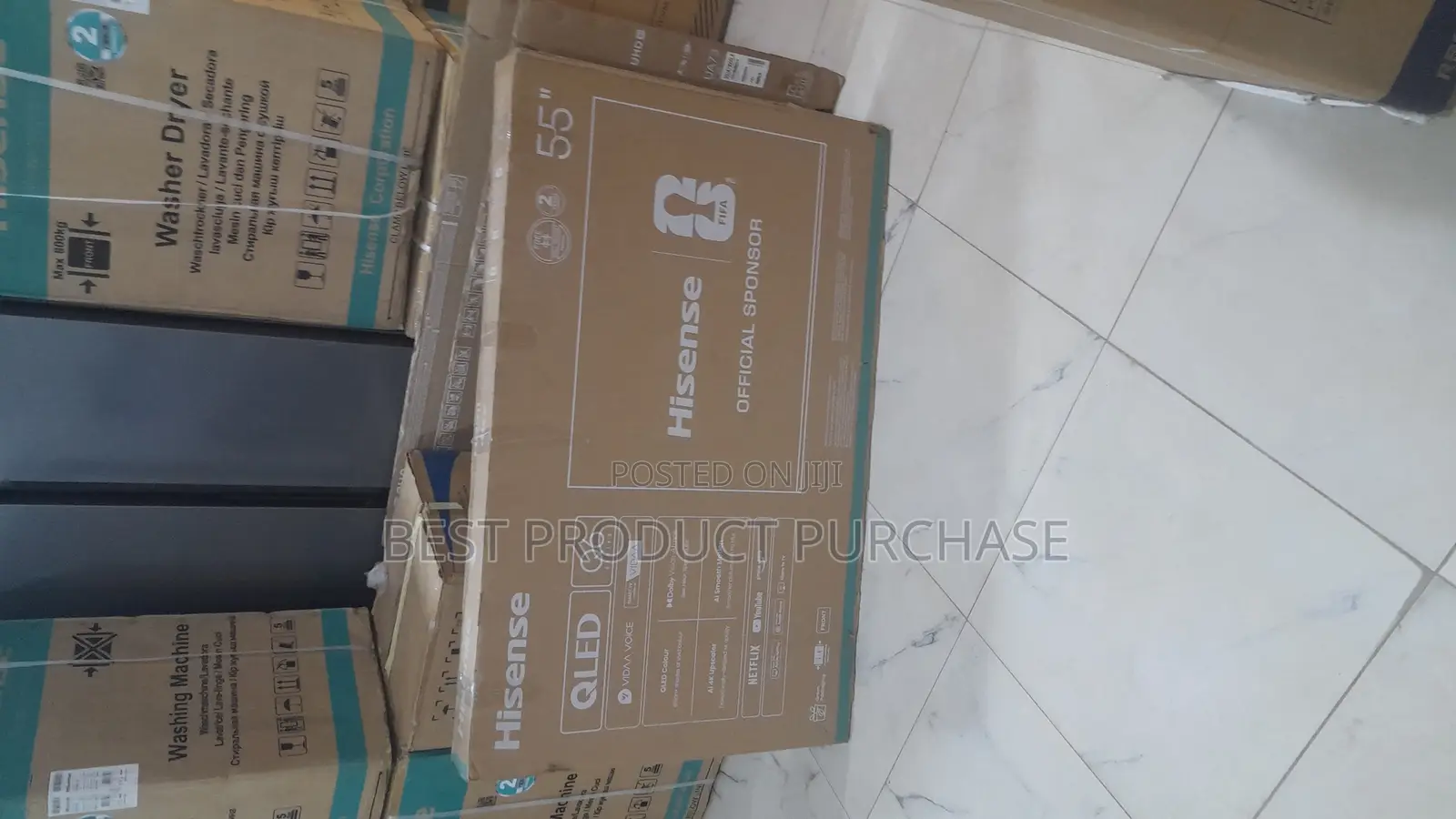 Authentic Hisense 55q6q 55" Smart Qled Screen