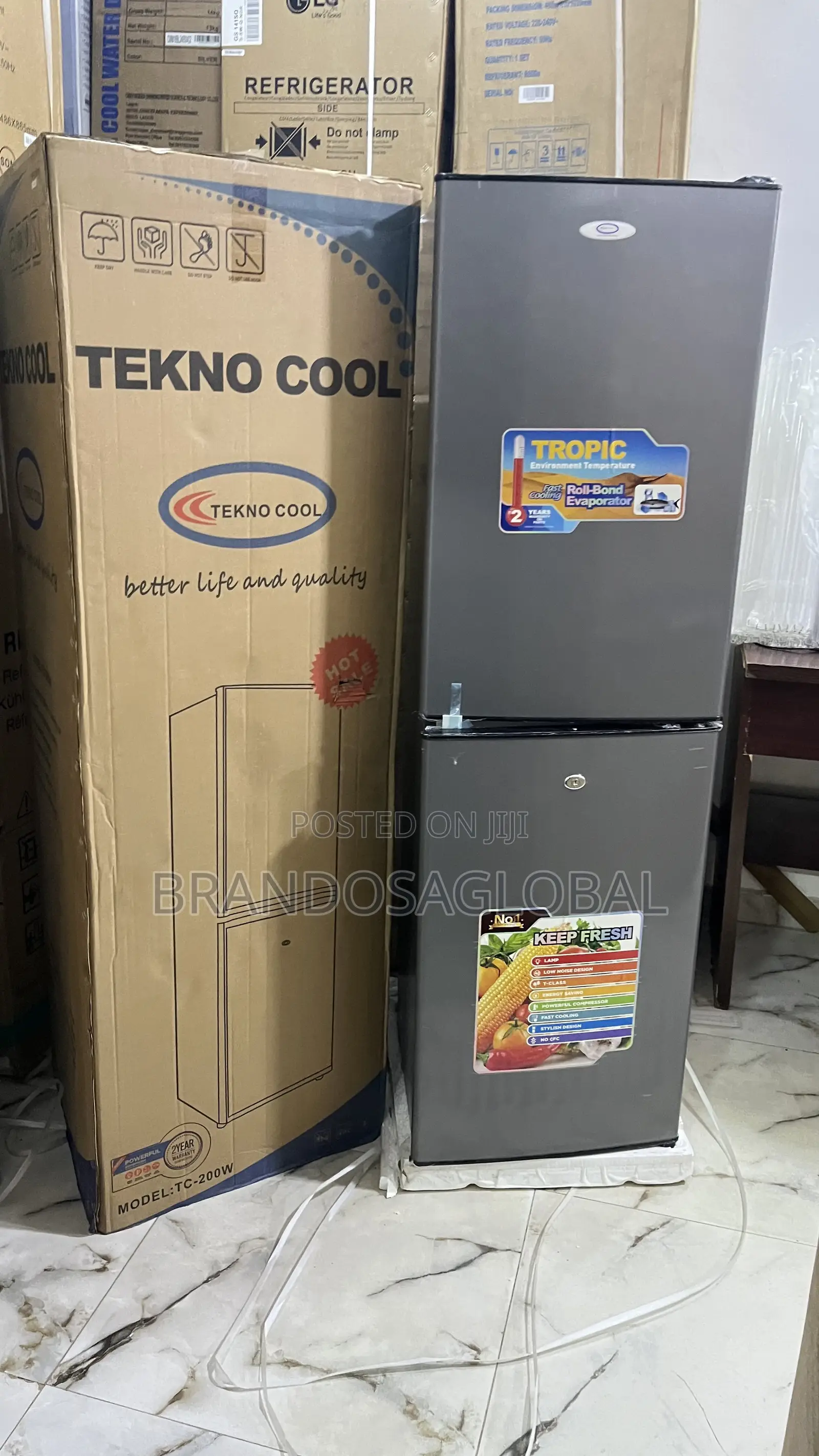 Teknocool 200 Litres Refrigerator (Tc-200w)-Low Power