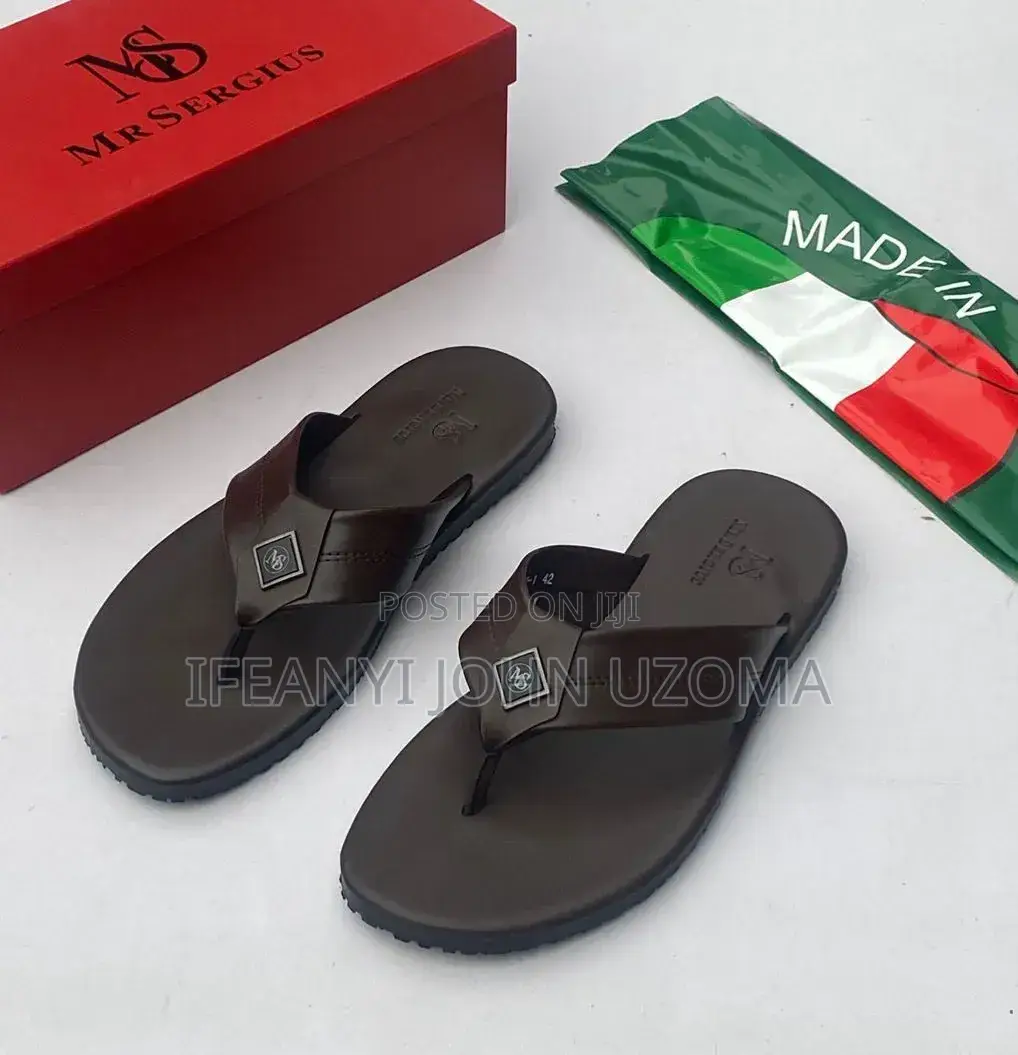 Original Leather Men Slippers