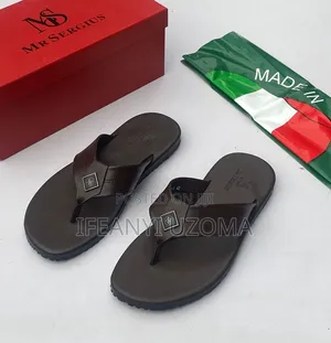 Original Leather Men Slippers