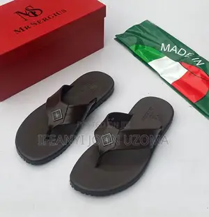 Original Leather Men Slippers