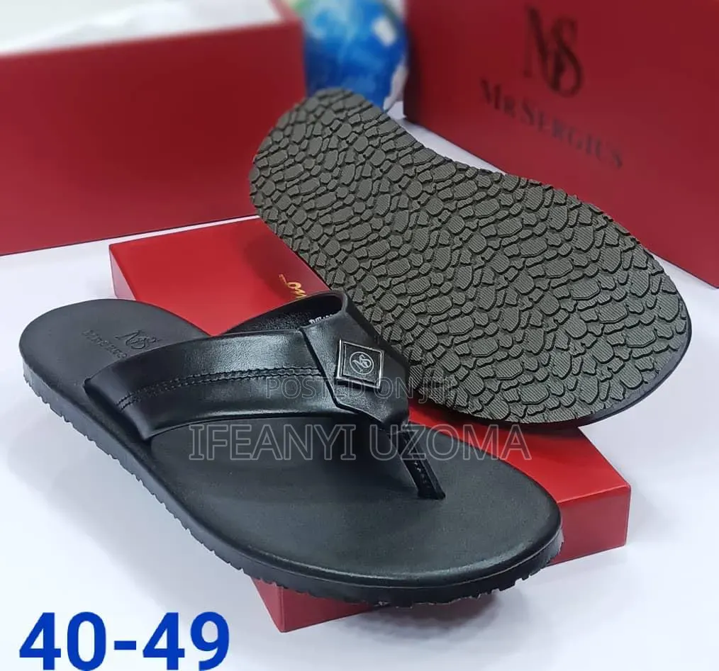 Original Leather Men Slippers