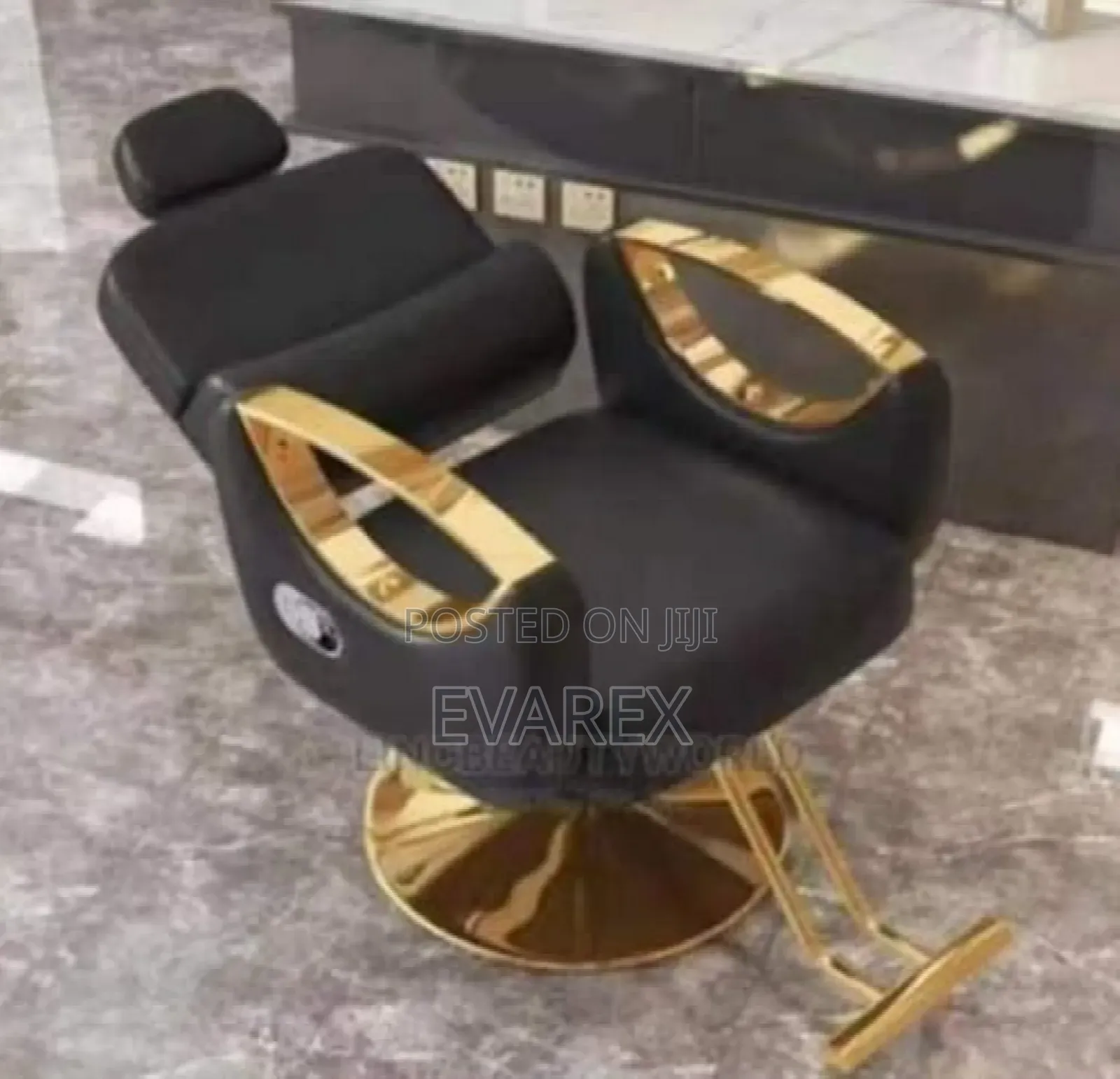 Exotic Salon Chair, Adjustable Back.