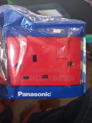 13a 1 Gang Red Socket Panasonic