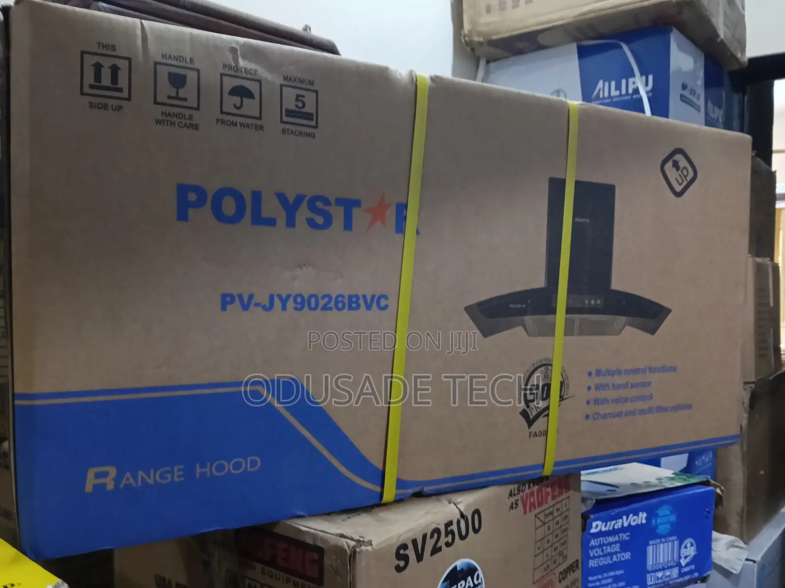 Efficient Polystar 90cm Pv-Jy9026bvc Rangehood Voice Assist