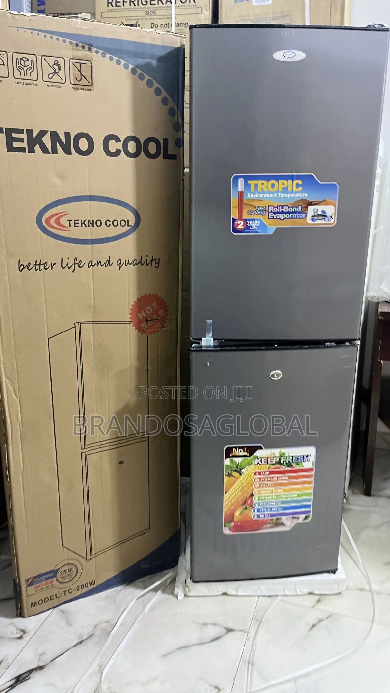 Teknocool 200 Litres Refrigerator(Tc-200w)-Household Refrigerator Unit