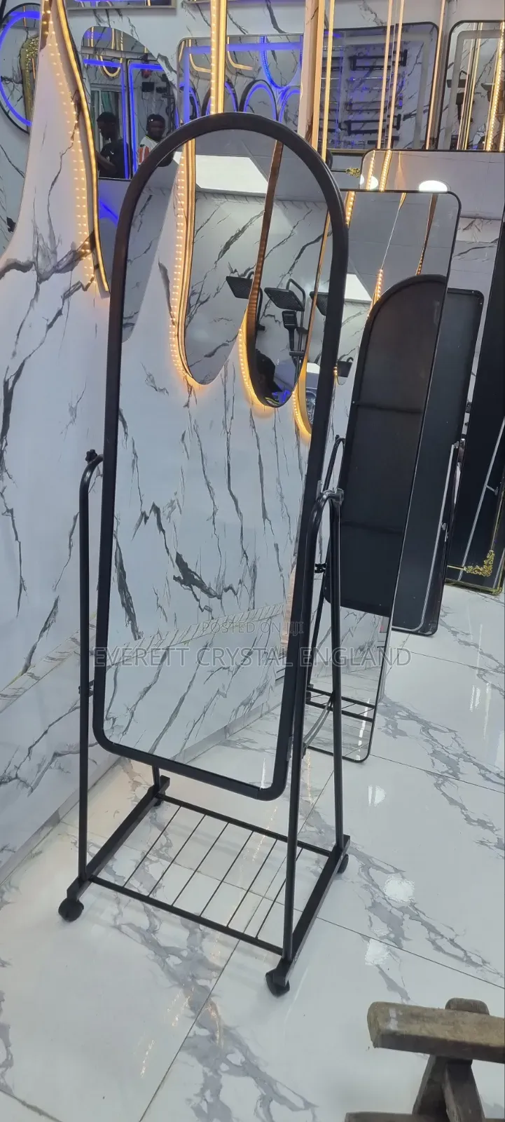 Dressing Mirror With Shoe Rack