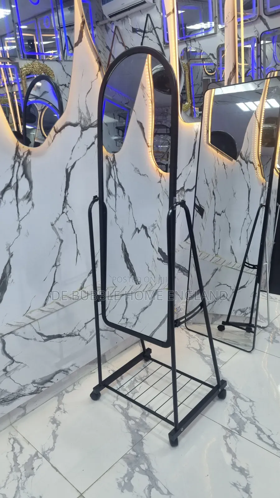 Dressing Mirror With Shoe Rack
