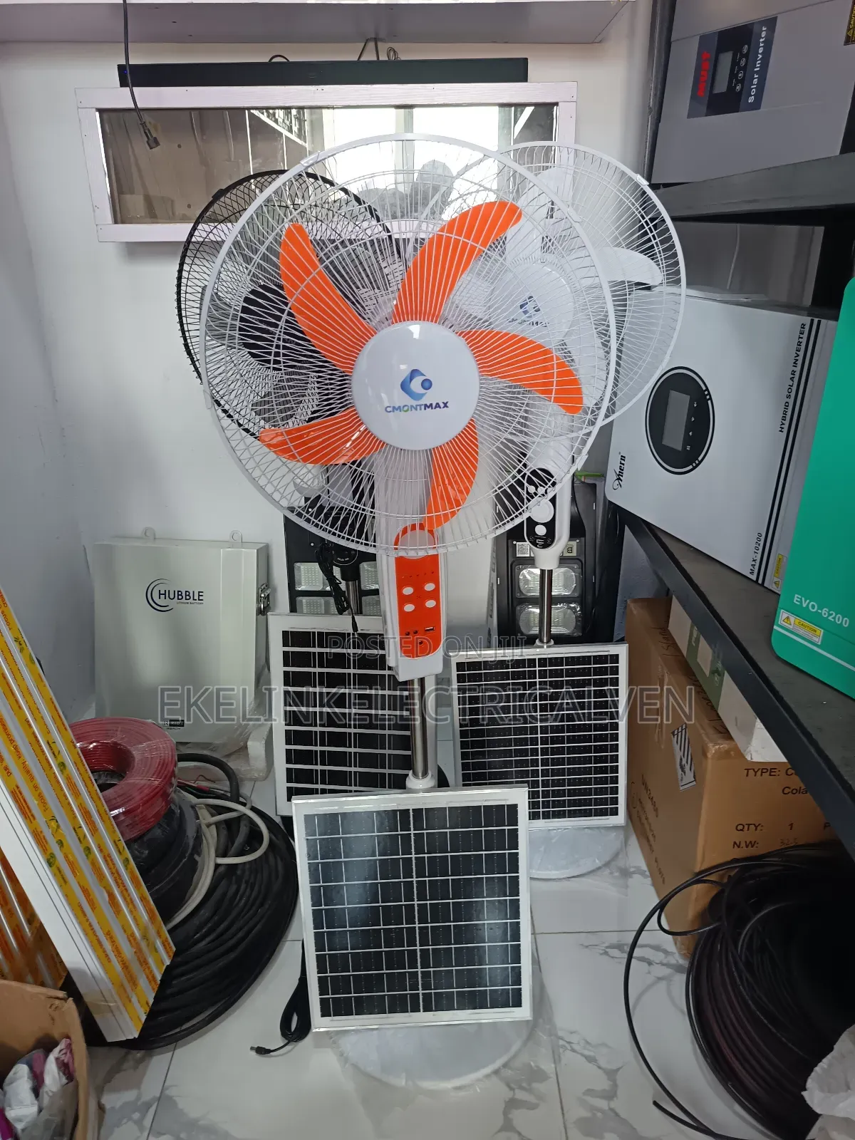 Solar Fan With 30watts Solar Panels