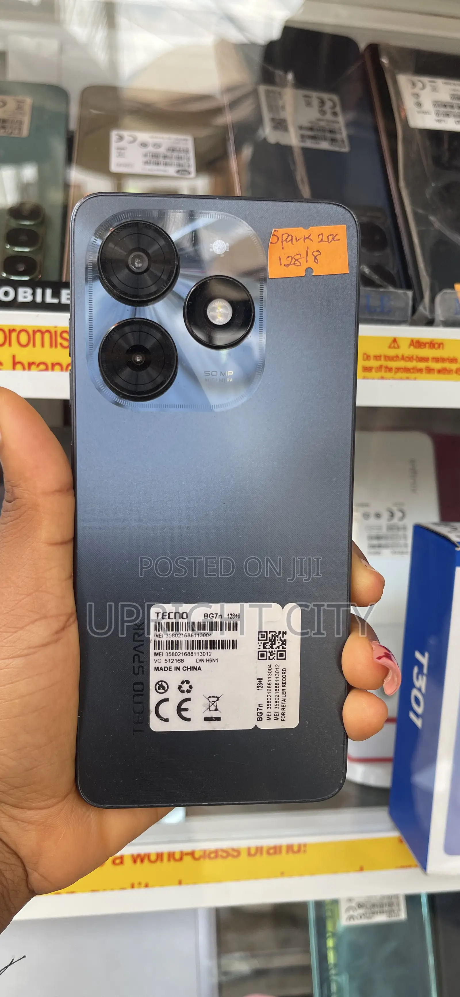 Tecno Spark 20C 128 GB Black