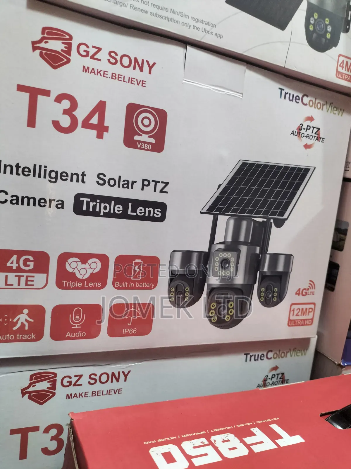 T34 Intelligent Solar PTZ Camera. Key Features Include:
Triple Lens