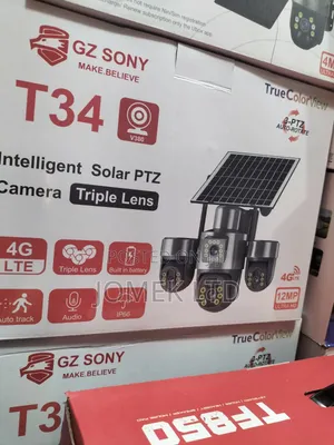 T34 Intelligent Solar PTZ Camera. Key Features Include:
Triple Lens