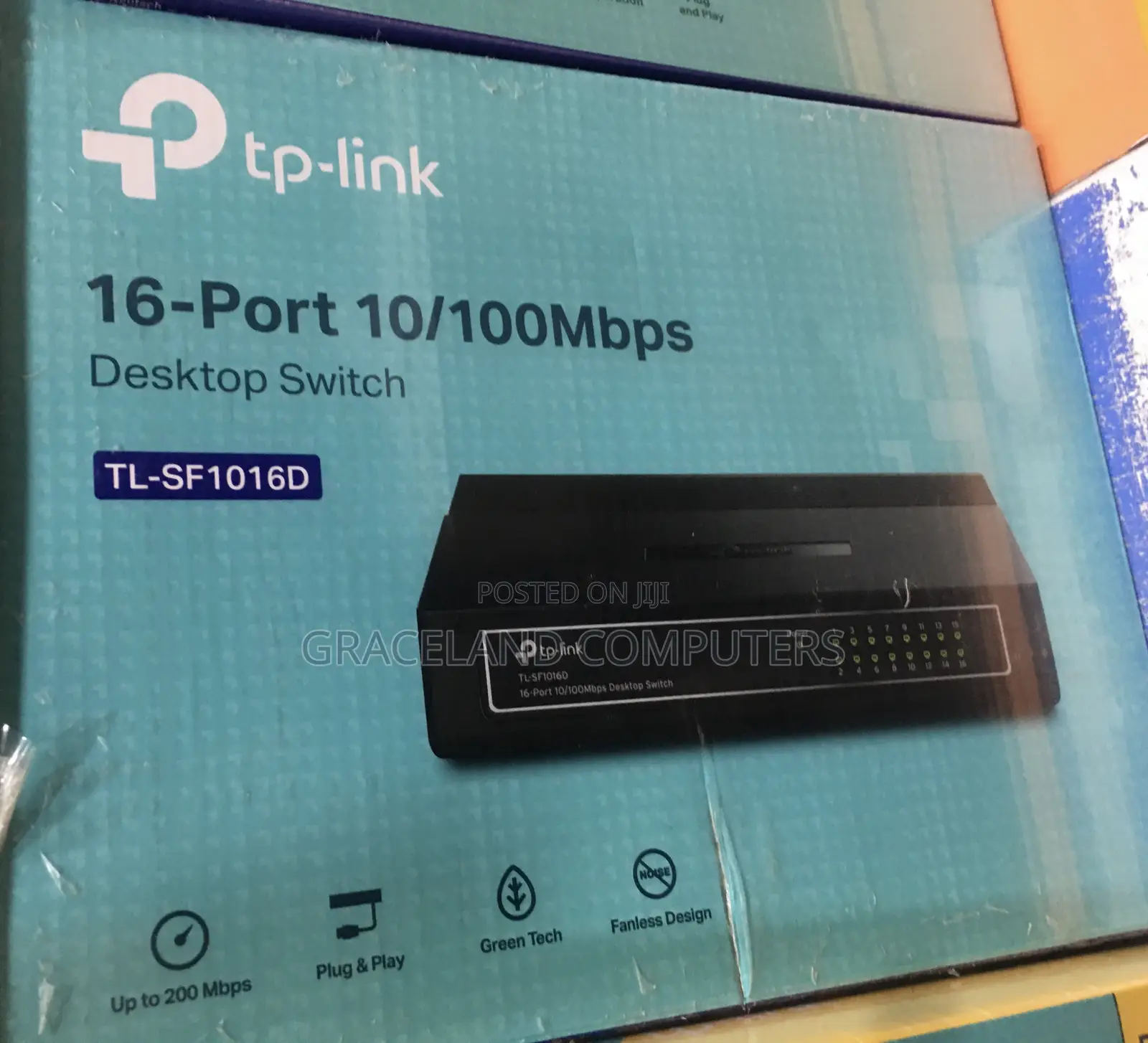 Tp-Link 16-Port 10/100mbps Desktop Switch (Tl-Sf1016d)