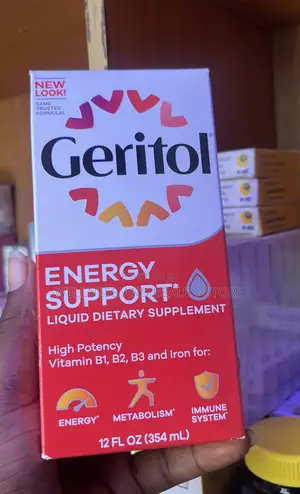 Geritol Liquid Vitamin and Iron Supplement, High Potency B-Vitamins
