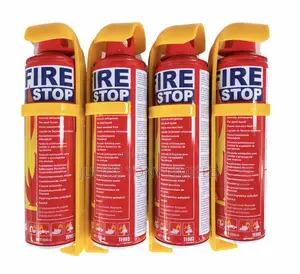Four Compact 500ml “Fire Stop” Fire Extinguishers
